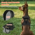 thumbnail image 3 of MASBRILL Reflective Dog Harness No Pull Dog Vest Harness With Handle, Breathable Padded Dog Chest Harness Adjustable for Medium Dog-Black M, 3 of 11