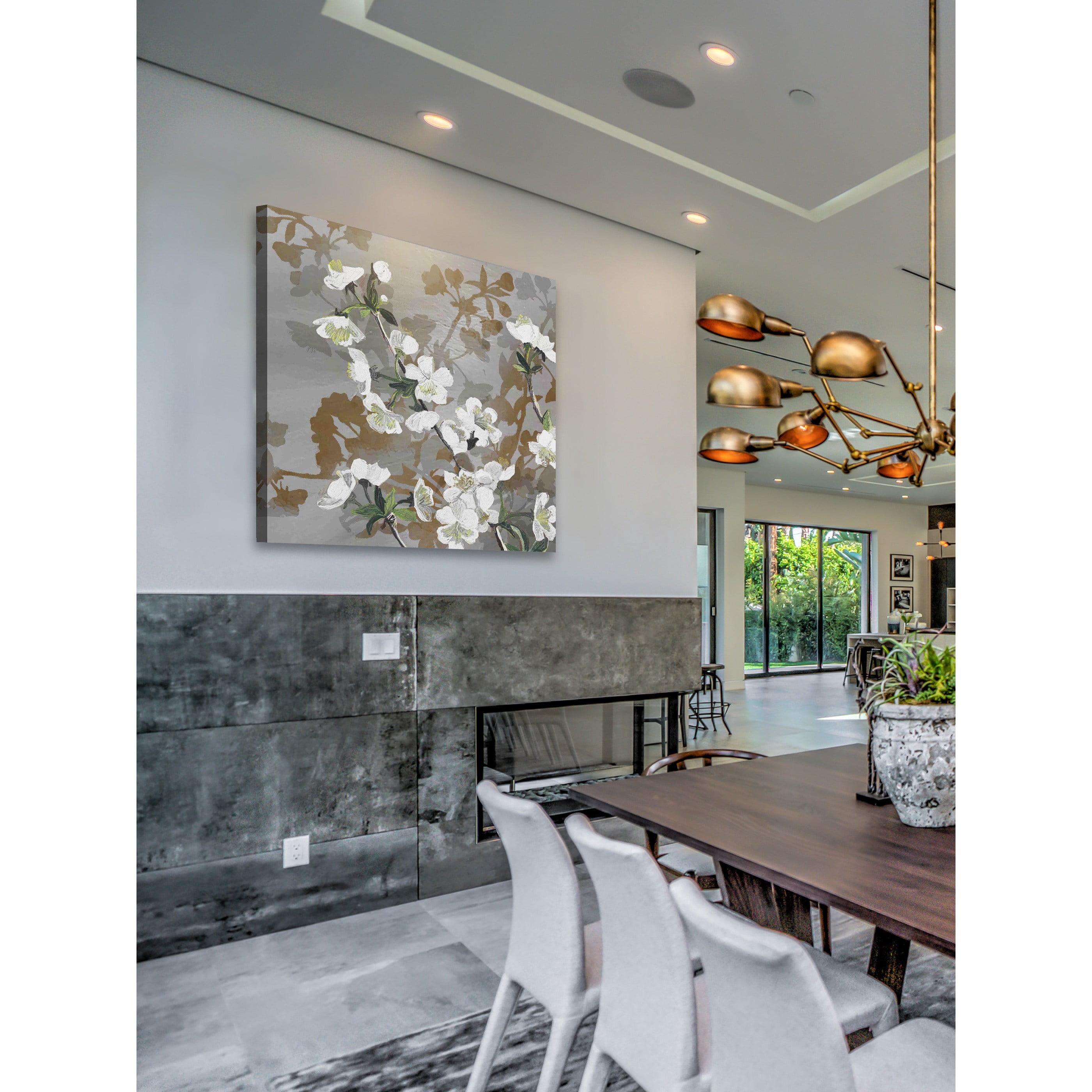 Marmont Hill "Two Metallics" Painting Print on Canvas