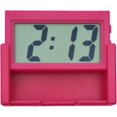 thumbnail image 1 of Small Digital Clock，Portable Travel Clock，Classroom Bedroom Bathroom Glass Car Motorcycle Dashboard Mini Clock Battery Operated Self Adhesive (1, Black),Red, 1 of 4
