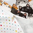 thumbnail image 4 of meiyoeat Group Cat Bedding,Kawaii Print Duvet Cover Full For Girl,Reversible,3-Piece,1 Duvet Cover and 2 Pillowcases, 4 of 6