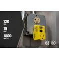thumbnail image 6 of Coleman Cable 14650013-6 Yellow 15A 120V Surge Protector GFCI Portable Plug, 6 of 8