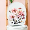 thumbnail image 6 of Fzsteel Fresh Green Plants Floral Wall Decals 12x12 Inches Watercolor Flower Peel and Stick Sticker for Living Room Bedroom Bathroom Toilet Decor Wall Art for Home, 6 of 7