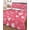 Coral Pink, variant on Quilt King Size Bedding Set, Valentine's Day Love Heart Reversible Summer Quilt 3 Pieces, Pink Red Black Romantic Lightweight Bedspreads Coverlets with 2 Pillow Shams for All Seasons