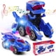 thumbnail image 1 of Robot de coche Transforming Dinosaur Deformation con luces LED, 1 of 5