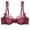 Red, variant on Women's Sexy Lace Bra Non Padded Underwire Unlined Bra Plus Size Lace Bralette(Purple,34E)