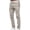 Gray, variant on Odeerbi Pants for Men 2024 Casual Button Open Slim Straight Solid Color Trousers Gray