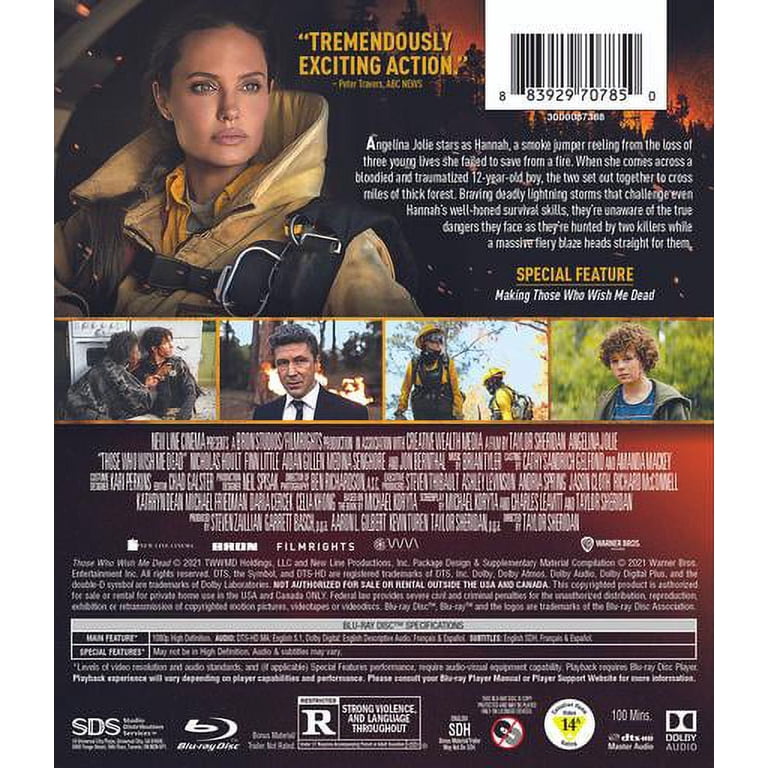 Those Who Wish Me Dead (Blu-ray + Digital Copy) - Walmart.com