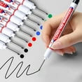 thumbnail image 3 of Stationery Pens And Pencils Long Head Deep Hole Marker Pens 20mm Deep Reach Markers Long Nose Marker Construction Markers Marking Tool Metal Marking Pen Markers Carpenter Ink Marker Pen 9ml, 3 of 3