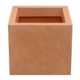 thumbnail image 4 of Ecobo 14.2" Tall Planter | Eco-Friendly, Durable, Lightweight | Indoor/Outdoor Use, All-Weather, Contemporary Design by Brazilian Artisans - Terracota, 4 of 6