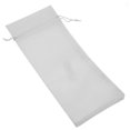 thumbnail image 3 of Wine Bag-12pcs Simple Linen Fabric Wine Bag with Drawstring Champagne Decorative Cover(White), 3 of 8