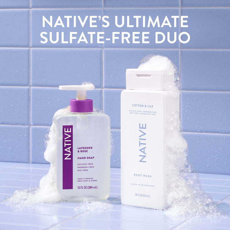 Native Body Wash, Coconut & Vanilla, Sulfate Free, for Women & Men