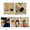 thumbnail image 4 of Furniture Felt Pads Square/Round Floor Protector Chair/Table Leg Sticky Back, 4 of 10