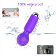 thumbnail image 4 of Rulwuck Wand wireless handheld personal massager, with 10 silent and powerful vibration modes, suitable for neck, shoulder, back and body,Purple,1PCS,Handheld mini massager, 4 of 8