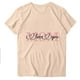 thumbnail image 1 of Blusas de Manga Corta para las Mujeres Divertido Impreso Cuello Redondo Tee, Vintage Humor Gráfico Blusas de Primavera para las Mujeres, 1 of 3