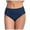 Navy-1, variant on Women's Black High Waisted Bikini Bottoms Retro Basic Full Coverage Swimsuit Mid Waist Bathing Suit Bottom