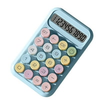 SPOORYYO Cute Calculator - Small and Portable Scientific Calculator for Students, 10-Digit Display with Non-Slip Bottom Pad and Clear Plastic Keys