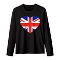 thumbnail image 4 of 250 Anniversary Usa Shirt Women Casual Fashion Loose Fit T Shirt Comfortable Soft Basic Tee For Everyday Wear, 4 of 4