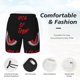 thumbnail image 3 of Balery Happy Halloween2 Bañador para hombre, shorts de playa de secado rápido con entrepierna y forro de compresión-Large, 3 of 6