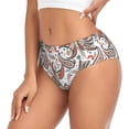 thumbnail image 2 of Fotbe Paisley Floral Calzones Estampados para Mujer – Ropa Interior de Algodón, Cómoda, Suave y Elástica-XX-Large, 2 of 6