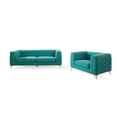 thumbnail image 7 of Chic Home Carlyle Accent Club Chair Linen Textured Upholstery Plush Tufted, 7 of 7