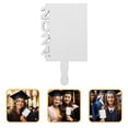 thumbnail image 1 of HOOWIFFY Sublimation Ornament Blanks White Density Board Heat Transfer Decor Graduation Season 1Set, 1 of 8