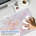 thumbnail image 4 of 31.5x11.8 Rose Gold Marble Desk Mat - Cute & Waterproof Accessory for Women's Desktop, 4 of 7