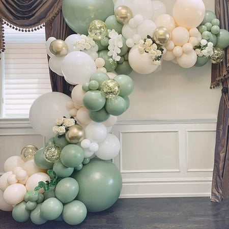 Sage Green Balloon Garland Arch Kit 143pcs Avocado Green Balloon with ...