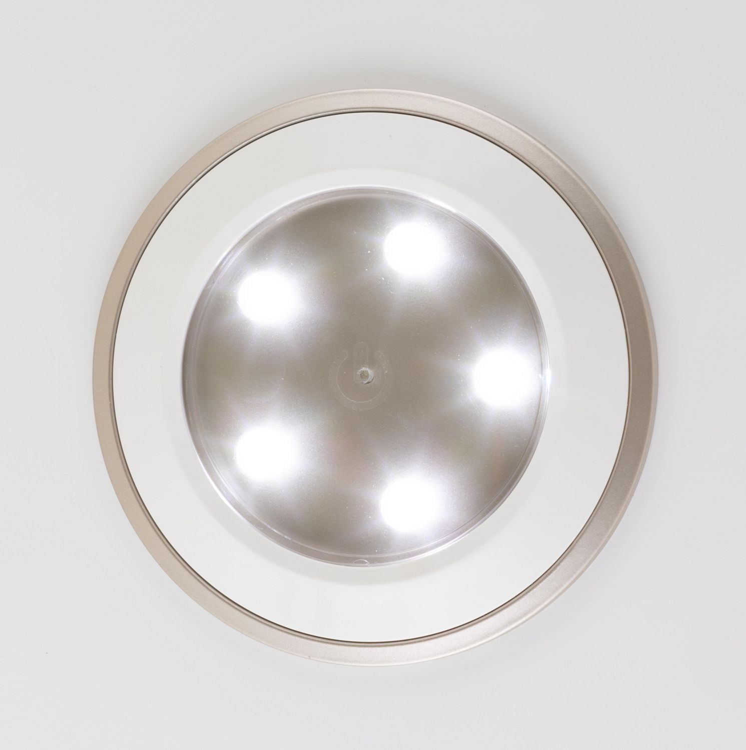 kieragrace Stockholm Aberg Floating Shelf w/ LED Light – White, 48-Inch, Matte Finish