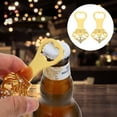 thumbnail image 6 of Set of 3 Soda Crown Corkscrew Compact Bottle Opener 9X5X0.5CM Golden, 6 of 8