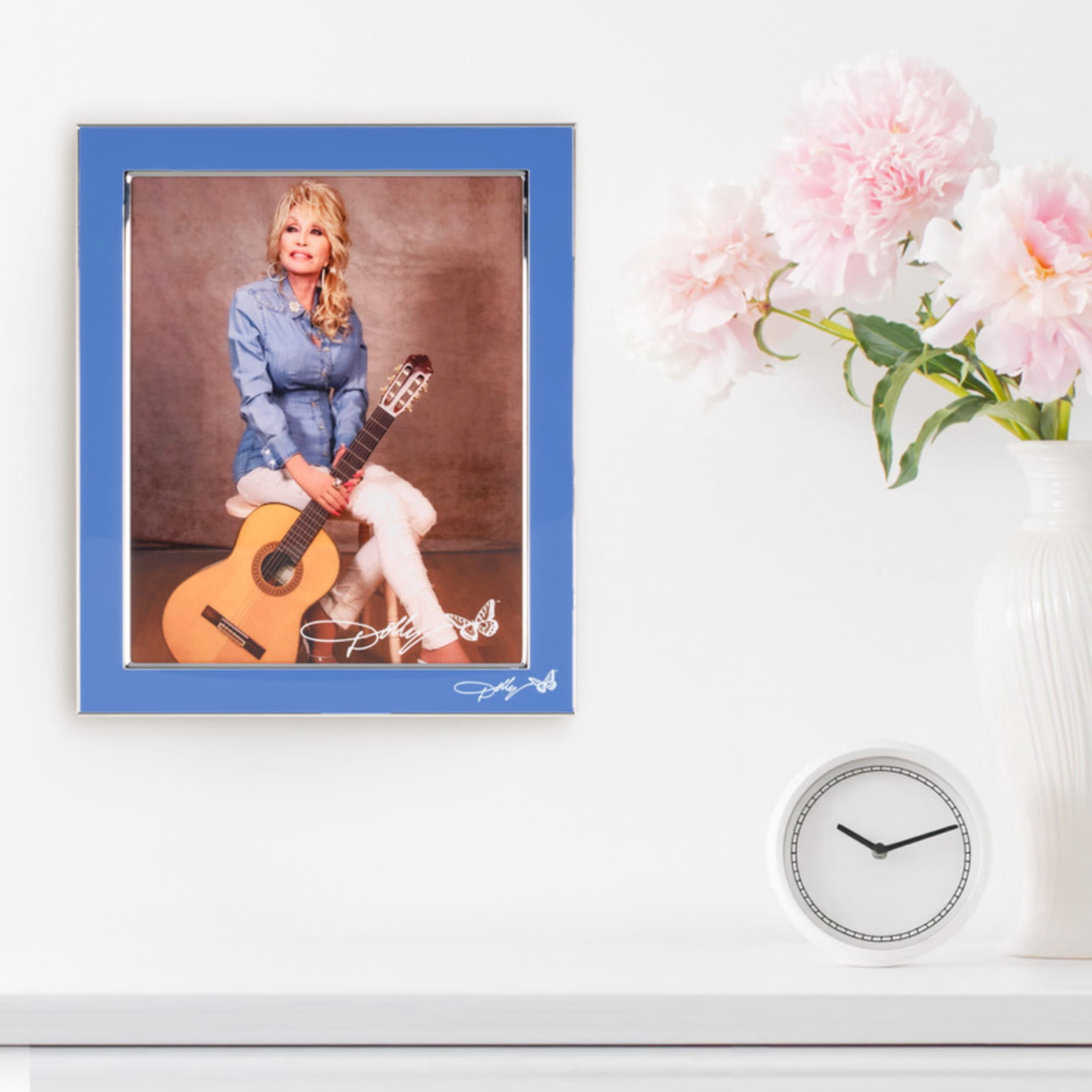 Dolly Parton 9.5X11.5 in Denim Metal Frame - 8X10