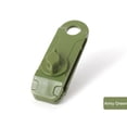 thumbnail image 2 of 10 Uds. Clip de lona para tienda de campaña, hebilla de clip para toldo, abrazaderas para lona de cuerda de viento (verde militar), 2 of 8