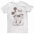 thumbnail image 1 of Disney'S Mickey Mouse'S Pencil Sketch White T-Shirt All size S-3XL, 1 of 4