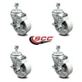 thumbnail image 2 of Semi Steel Swvl TS Caster w/RB w/4" Wheel&1/2" Stem-4 Swvl w/Top Lck BRK, 2 of 2