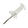 thumbnail image 3 of 200 Pcs Push Pin Thumb Tack Clear Color 3/8Inch Drawing Cork Board Office Pushpin, 3 of 8