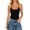 Y2-Black, variant on Women's Bodysuit Deep V Neck Backless Sleeveless Going Out Tank Tops Thong Body Suits