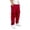 Red, variant on Boys Cargo Pants Solid Color Trousers with Straight Front Pockets Everyday Play Casual Toddler Kids Casual Pants Size 5-6Y