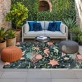 thumbnail image 2 of Seahorse Outdoor Rug for Patio/Deck/Porch, Non-Slip Large Area Rug 5 x 7 Ft, Ocean Starfish Summer Seagrass Retro Coastal Indoor Outdoor Rugs Washable Area Rugs, Reversible Camping Rug Carpet Runner, 2 of 8