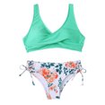 thumbnail image 1 of Traje de baño de bikini estampado para mujer Sujetador relleno Traje de baño de una pieza Ropa de playa OAVQHLG3B Store lin121212, 1 of 4