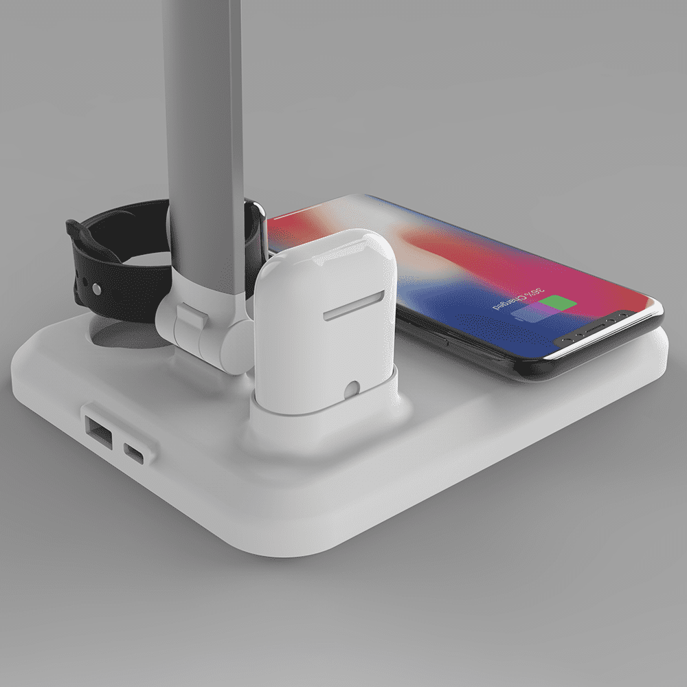 bedside lamp wireless charging