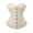 Beige, variant on Corset Tops For Women, Sweetheart Strapless Lace Up Bustier Ruffle Trim Gothic Halloween Shapewear Top Mint Green M