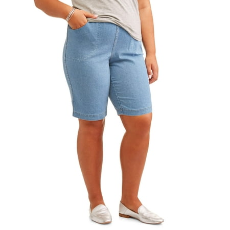 Women's Plus Size 4 Pkt Bermuda Short