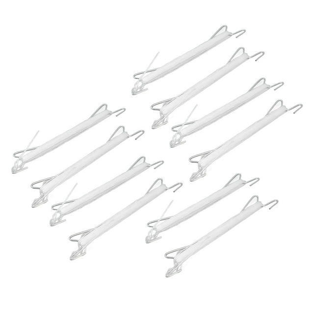Planting J Hook, Steel Wire Plant Climbing Hook Nylon Rope 10Pcs for Garden