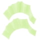 thumbnail image 1 of Finger Webbed Swim Gloves Aletas Hand Web Flippers Training Paddles (Verde M), 1 of 9
