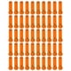 thumbnail image 1 of Tapones para línea de freno de bicicleta de velocidad variable de color naranja, protectores de extremo de tubería duraderos para ciclismo, juego de 50 piezas, 1 of 8