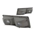 thumbnail image 5 of For GMC C1500/C2500 Suburban 1992 1993 Turn Signal/Parking Light Driver and Passenger Side | Pair | Lens And Housing | Clear Lens | Chrome Housing | GM2520108, GM2521108, 5 of 8