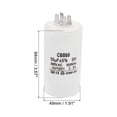 thumbnail image 2 of Capacitor de funcionamiento Uxcell CBB60 50uF 2 paquetes AC300V 4 pines 50/60Hz Cilindro 1.91 x 3.67 pulgadas, 2 of 5