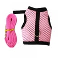 thumbnail image 1 of Small Pet Rabbit Harness And Leash Set Two-legged Chest Strap Outdoor Traction Rope Leash Clothes for Chinchilla Dutch Guinea Pig Breathable Mesh, 1 of 11