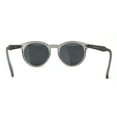 thumbnail image 4 of Polarized Classic Gentlemens Keyhole Horn Rim Plastic Sunglasses Slate Black, 4 of 4