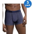 Pack 5 Unidades Calzoncillos Tipo Bóxer Hanes ComfortSoft - Pack De 5 Unidades Sin Etiquetas | Talla 3XL, Negro/Gris Calzoncillos Hombre