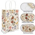 thumbnail image 2 of Bolsas de regalo de papel AnyDesign Vintage Wild Floral, 48 unidades, 2 of 7